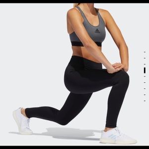 High-rise moisture absorbing workout tights.